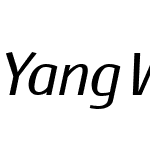 YangW01-LightItalic