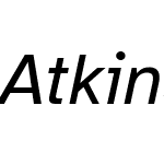 Atkinson Hyperlegible