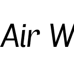 AirW00-MediumItalic