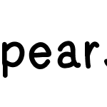 pearsecondfont