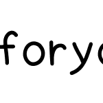 foryourfont