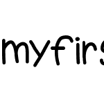 myfirstfont