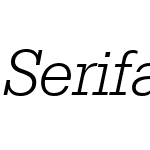 SerifaW00-TLightItalic