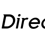 DirectoW00-MediumItalic