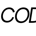 CODA LOOP Italic Bold