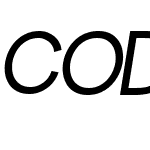 CODA LOOP Italic Bold