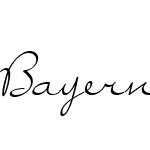 Bayern Handschrift NF