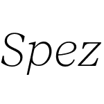 Spezia Serif