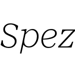 Spezia Serif