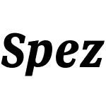 Spezia Serif