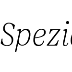 Spezia Serif