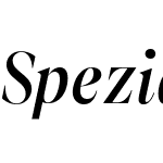 Spezia Serif