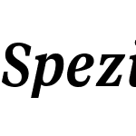 Spezia Serif