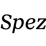 Spezia Serif