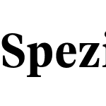 Spezia Serif