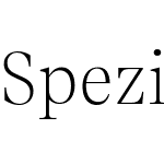 Spezia Serif