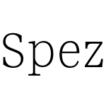 Spezia Serif