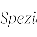 Spezia Serif