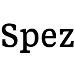 Spezia Serif