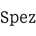 Spezia Serif