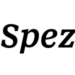 Spezia Serif