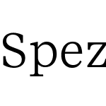 Spezia Serif