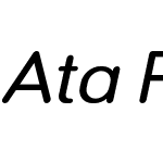 Ata Rounded