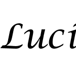 LucidaCalligraphyW01