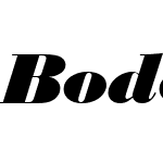 BodoniW01-BlackItalic