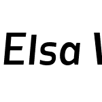 ElsaW01-MediumItalic