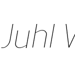 JuhlW00-ThinItalic