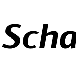 ScharW00-ExtraBoldItalic