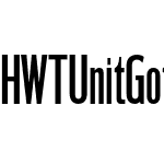 HWT Unit Gothic