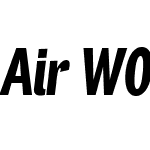 AirW00-CompHeavyItalic