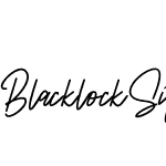 BlacklockSignature