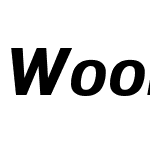 WoolworthW00-BoldItalic