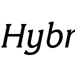 HybridW01-MediumItalic