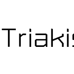 Triakis Font