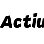 ActiumW00-BlackItalic