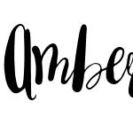 Amber Light Font