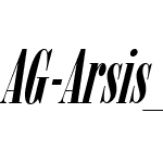 AG-Arsis_C Italic