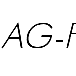 AG-Futura_HL_P Italic