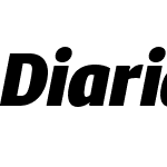 DiariaSansW00-BlackItalic