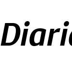 DiariaSansW00-SemiBoldIt