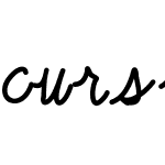 cursive