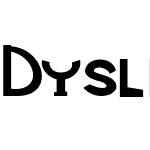 Dyslexia Capital Font