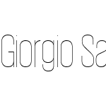 Giorgio Sans Web Thin