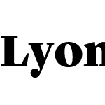 Lyon Display Web Black