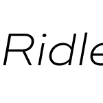 Ridley Grotesk