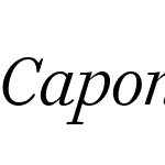 Caponi Display Web Regular